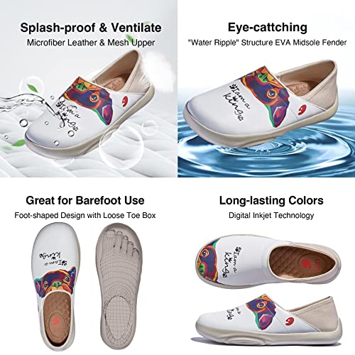 Image of UIN Womens Loafers Casual Travel Barefoot Shoes Lightweight Comfort Slip On Sneakers Mojacar
