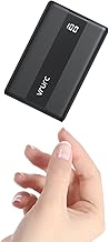VRURC Power Bank 10000 mAh with Foldable Plug, Powerbank USB C 22.5 W Quick Charge Portable Charger QC 3.0 PD 4.0 with 2 Inputs & 3 Outputs