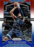 2019-20 Panini Prizm Prizms Red White and Blue #229 Jonas Valanciunas Memphis Grizzlies Basketball Card