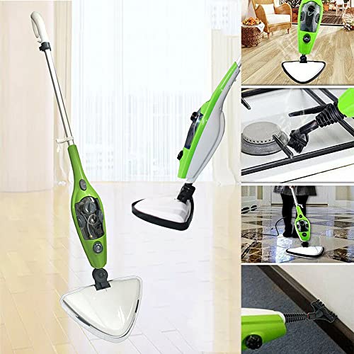 Steam Mop 10 en 1 Nettoyeur vapeur électrique pour sols 1500 W Balai vapeur pour tuer et éliminer 99,9 % des virus, germes et bactéries sans produit chimique Cover