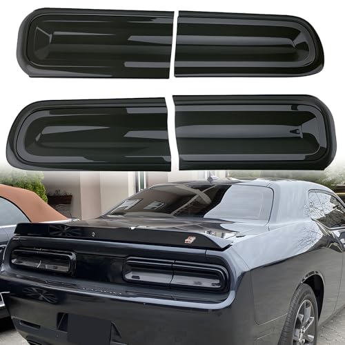Smoked Tail Light Covers for Dodge Challenger