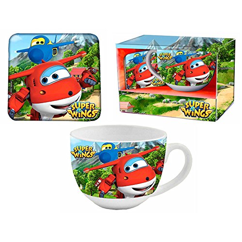 DULCOP Set Tazza Porcellana sottobicchieri Super