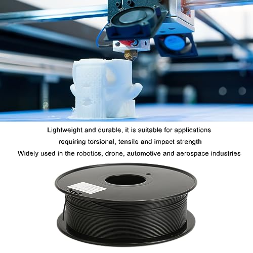 Filamento PETG CF Negro 1,75 mm Alta Resistencia y Fácil Impresión - Fernando Cortés Filamento PETG CF Negro 1,75 mm Alta Resistencia y Fácil Impresión - Fernando Cortés