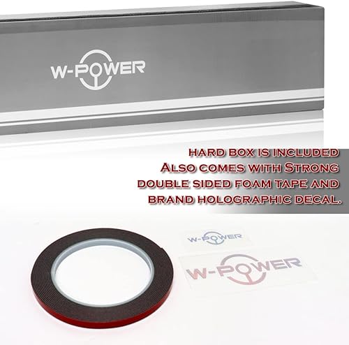 Miniatura 3 de Q1-TECH, Rear Window Roof Spoiler Compatible with 2006-2013 Lexus IS250  IS350  is-F ISF Sedan Only, ABS Rear Window Roof Visor Spoiler Wing (Pearl