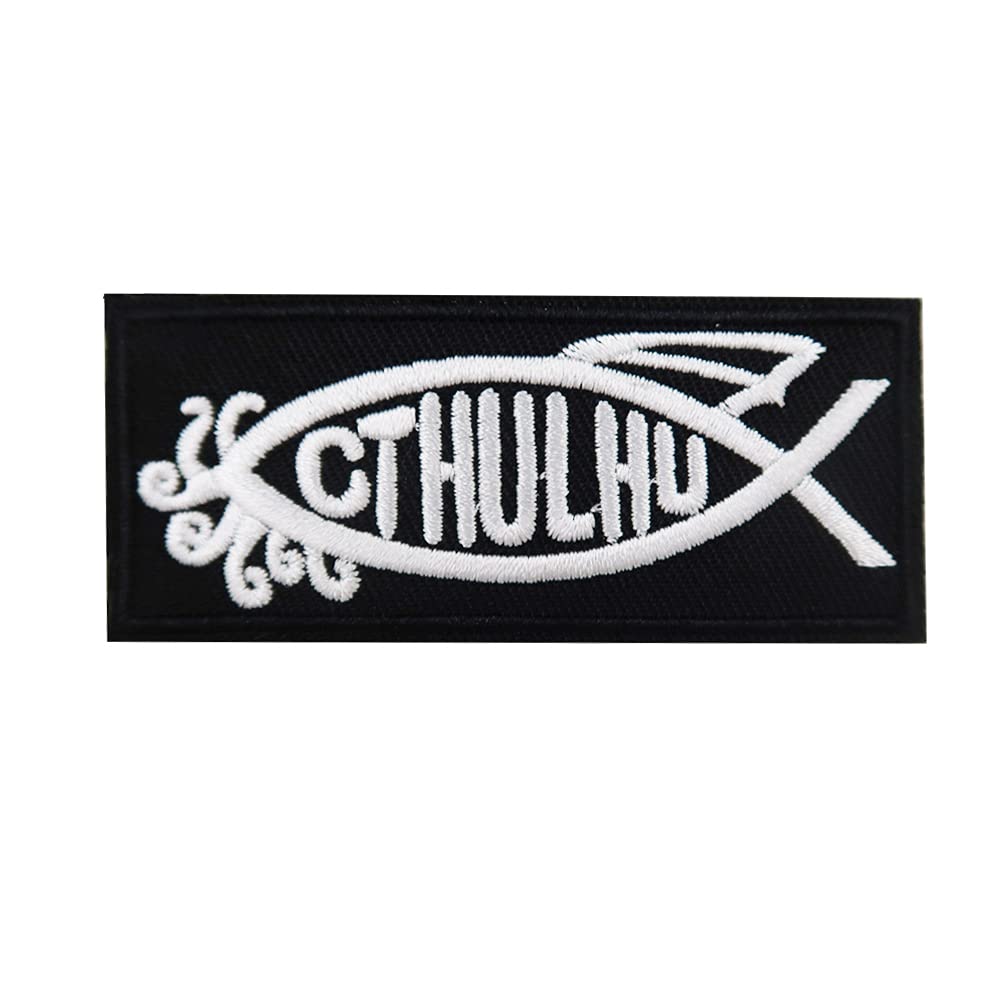 ReelFun Cthulhu Embroidered Iron On Patch