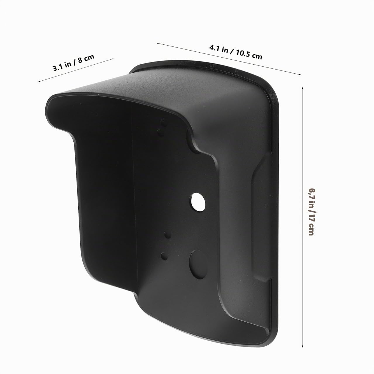 Angoily Cubierta De Lluvia para Máquina De Control De Acceso Protector Impermeable para Timbre E Intercomunicador Fácil Instalación 6.7X4.1X3.1 Pulgadas para Exteriores