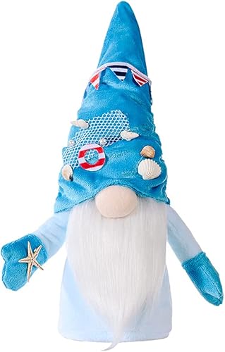 Miniatura 1 de ABOOFAN 1 adorable muñeca Rudolph exquisita muñeca de gnomo de playa, hermosa decoración de ventana de tienda