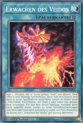 Erwachen des Veidos MP25-DE336 Common Deutsch Boosterfrisch 1. Auflage - 2025 Mega-Pack Tin - mit ReCollectibles-Versandschutz - für Yu-Gi-Oh!