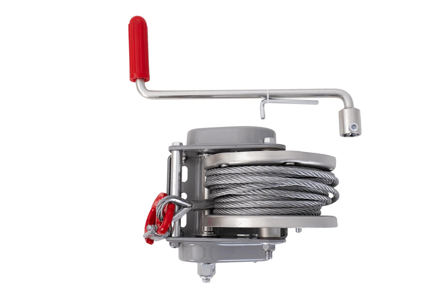 Handwinde 1135 kg mit Bremse & 12,5m Kabel, UNITRAILER