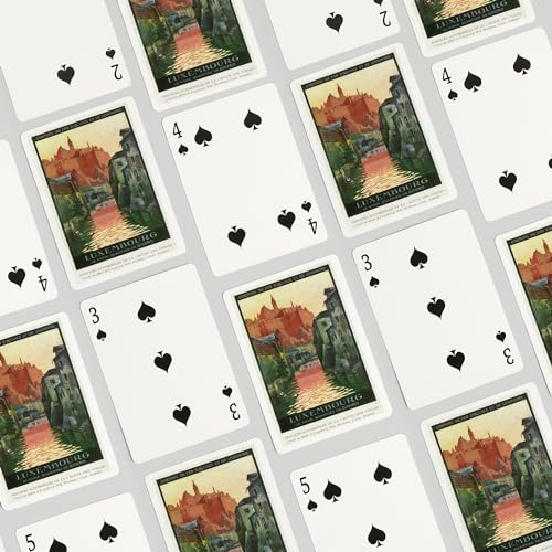 Baraja de Poker Luxembourg Vista Antiguo Barrio Grund miniatura 4