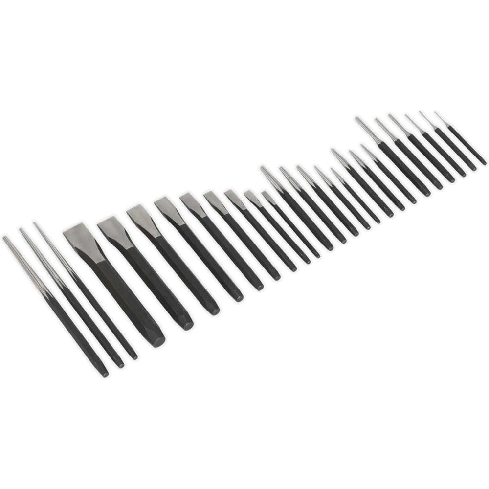 Sealey AK9298 26PC Punch & Chisel Set