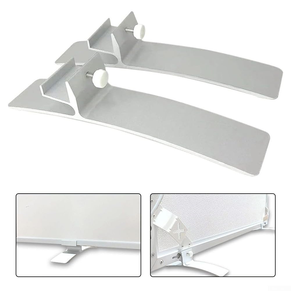 Standfüße für Infrarot-Heizung, Aluminiumlegierung, verstellbare Infrarot-Heizungsheizung, Halterungs-Kit für Infrarot-Heizungen (Silber)