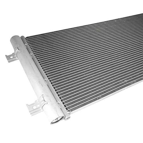 Image of TRQ A /C Condenser & Receiver Drier Assembly for 20-25 Chevrolet Silverado 2500 HD 20-25 Silverado 3500 HD 20-25 GMC Sierra 2500 HD 20-25 Sierra 3500 HD