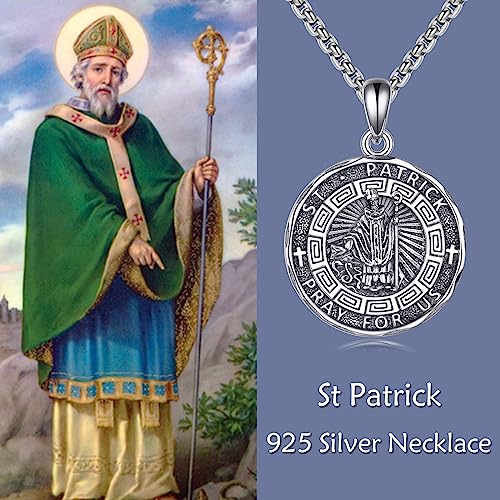 YFN-Patron-Saint-Necklace-Sterling-Silver-Amulet-Medal-Pendant-Religious-Protector-Jewelry-Gifts-for-Women-Men