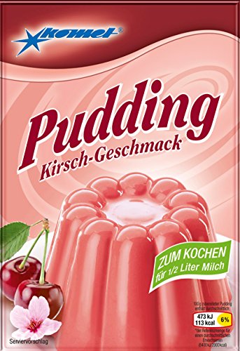 5x Pudding Kirsch-Geschmack von Komet
