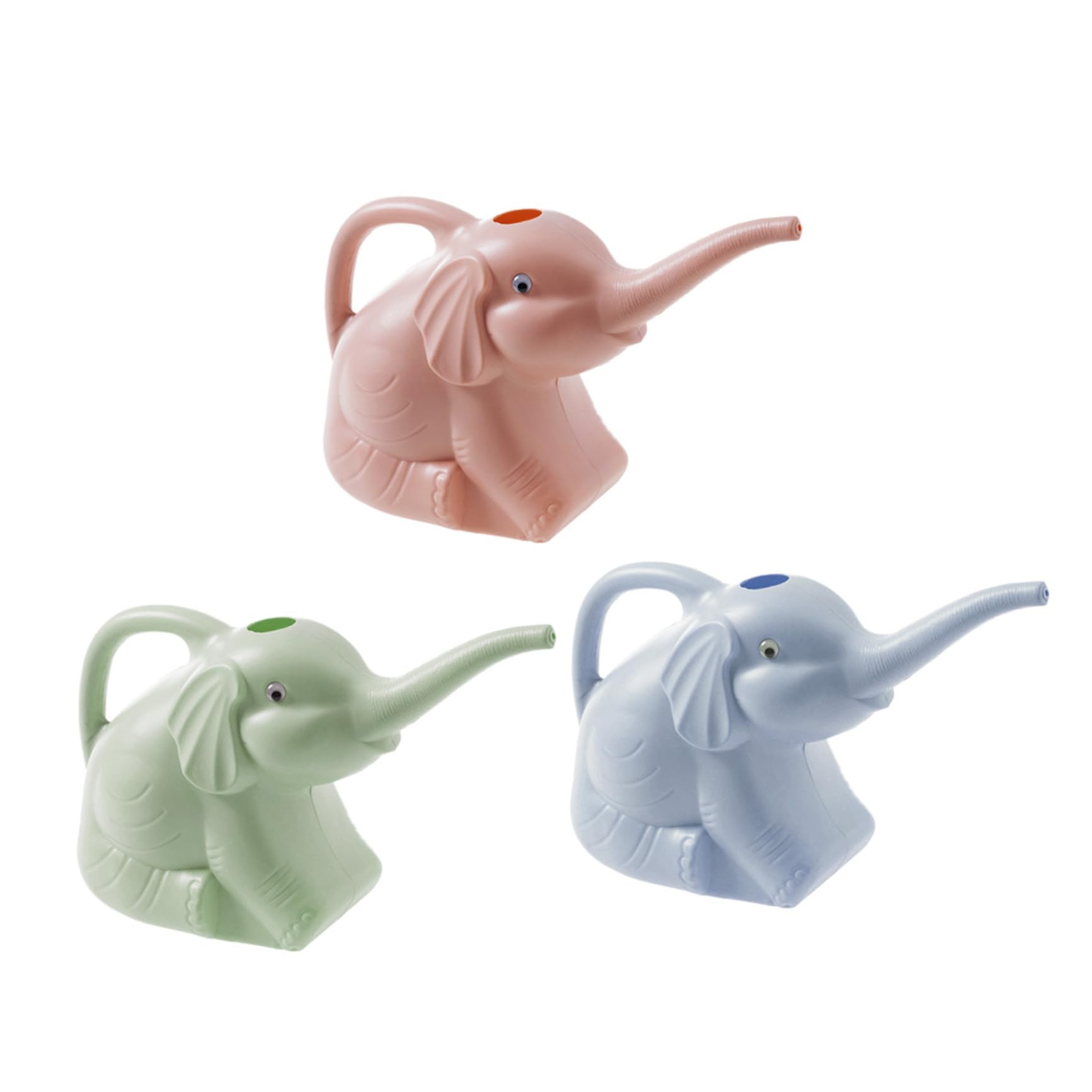 Toddmomy 3 Piezas Regadera De Elefante Regadera De Plastico Regadera Mini Elefante Hervidor De Agua De Dibujos Animados Pequeño Plantas Suculentas De Polivinilo Niño Rociar Agua