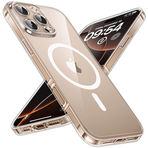 TOCOL for iPhone 16 Pro Case, Compatible with MagSafe, Clear