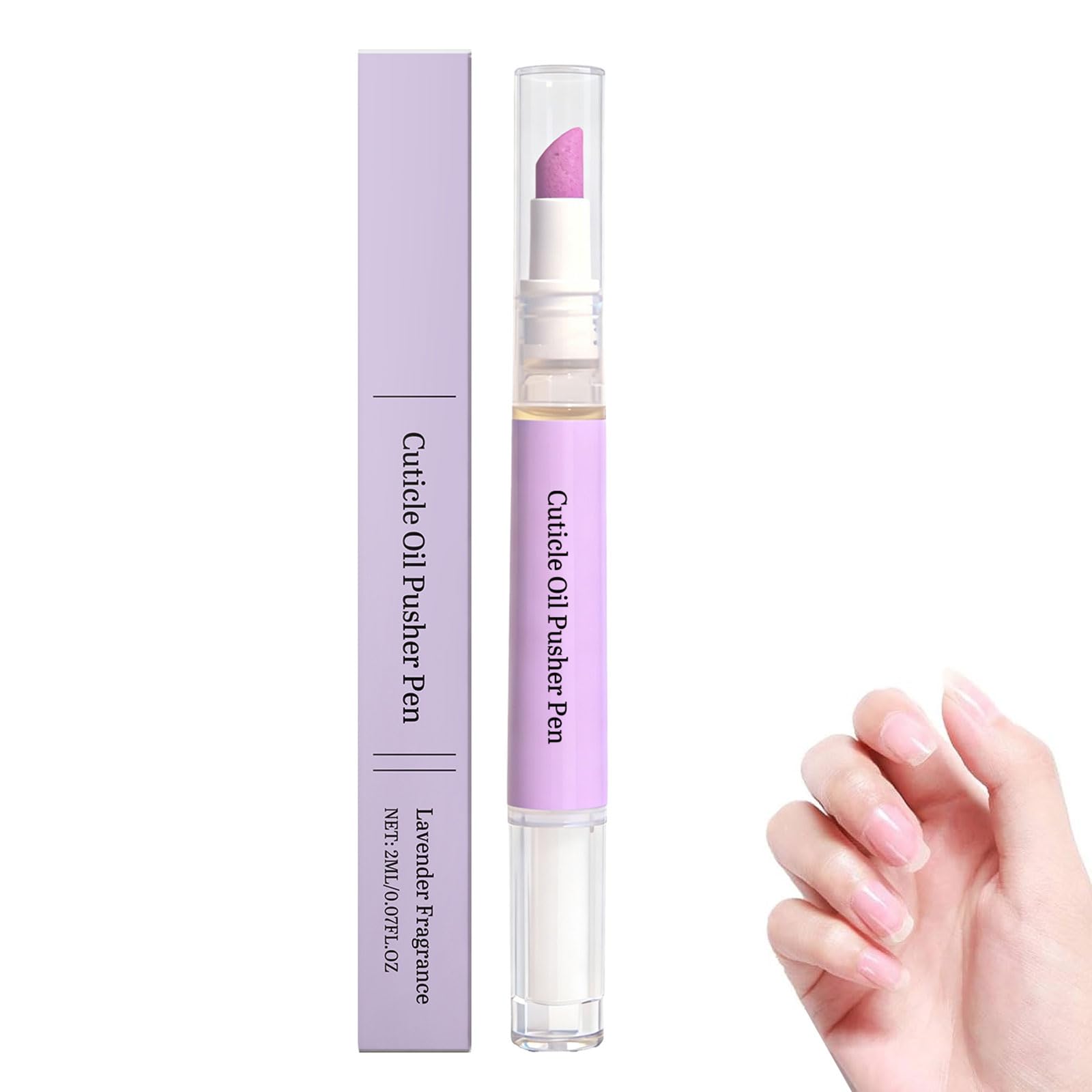 Rimuovi cuticole liquido, penna olio cuticole 2 in 1, penna spingi cuticole, Nail Care, penna a olio spingi cuticole, cura per la riparazione delle unghie secche e danneggiate (1 pezzo)