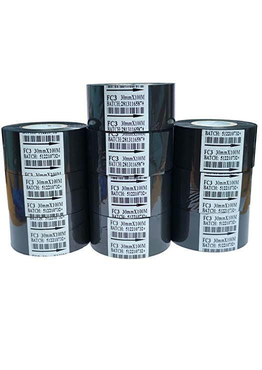 MACWID Black Hot foil Stamp Ribbon for Coding Machine (30MM x100M) (10) (B0C66C66FC) Amazon Price History, Amazon Price Tracker