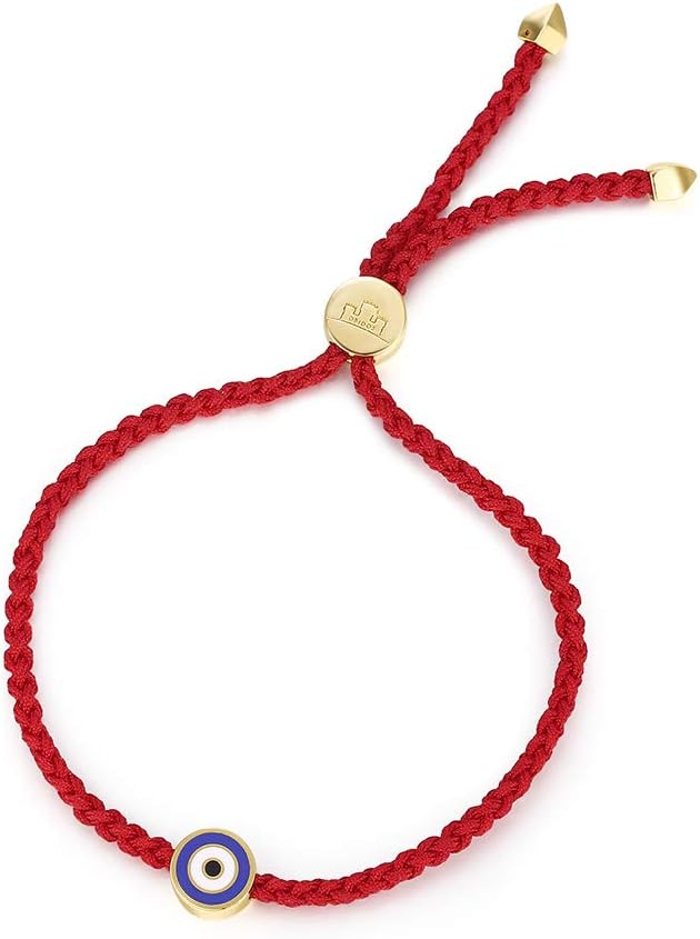Obidos Evil Eye Bracelet Red String Kabbalah Protection Handmade Adjustable Rope Cord Thread Friendship Bracelets | tibetan bracelets For Women Men B08J7FY8HF