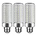 Tebio LED Argent Maïs ampoules E27 25W Candélabre ampoules 200W équivalent, 2500LM, Blanc Chaud 3000K ampoules LED Lustre décoratifs, non dimmable, Lot de 3