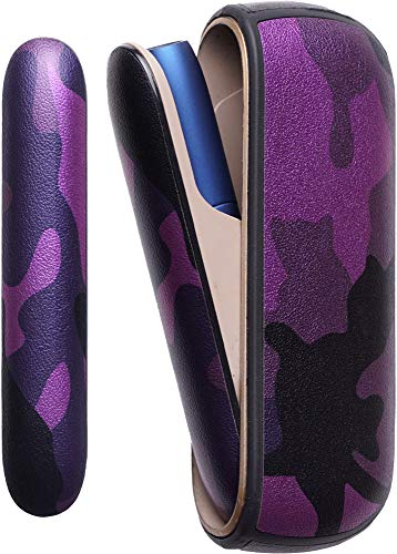 [30 Farben] e-smoQ® Schutzhülle kompatibel mit IQOS 3 DUO - Premium Kunstleder Tasche - Hochwertige Hülle zum Maximalen Schutz gegen Kratzer und Schäden - Zubehör für IQOS 3 Duo Starter Set Cover
