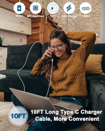 image for Nuinno Fast Charger for iPhone 16/15 Charger,iPhone 16/15 ChargerFast 