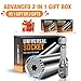 HELEMAN 2-Pack Universal Socket Tool Set with Power Drill Adapter - Christmas Gift for Men