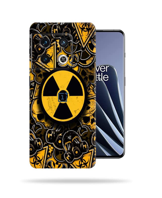 Image of Radioactive Skin Back Protector Film Ultra Thin Scratch Resistant Vinyl (Not Case and Cover) for OnePlus 10 Pro 5G