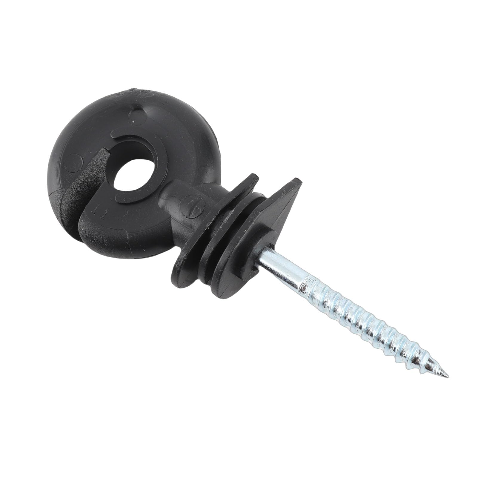 aqxreight Wkręty Izolatory do Ogrodzenia Elektrycznego, 100 Sztuk | High strength weatherproof wire fixation, suitable for farm meadow livestock fence accessory