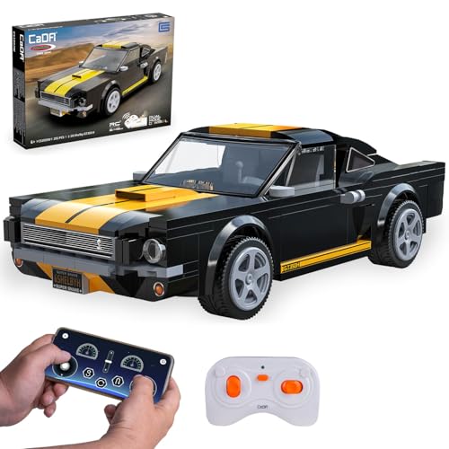 JAMARA 402878 CADA Shelby GT350 H 1:20 2,4 GHz Bricks – Voiture Miniature Jouet, Voiture de Sport pour Enfants à partir de 6 Ans, idée Cadeau garçon et...