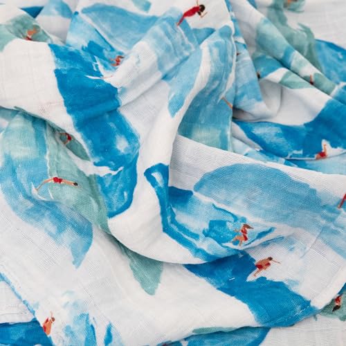 Image of Little Unicorn Muslin Swaddle Blanket for Newborns & Infants | Soft & Breathable Fabric | Set of 3 Baby Blankets for Swaddling, Nursing, Shower Gifts (Summer Vibe)