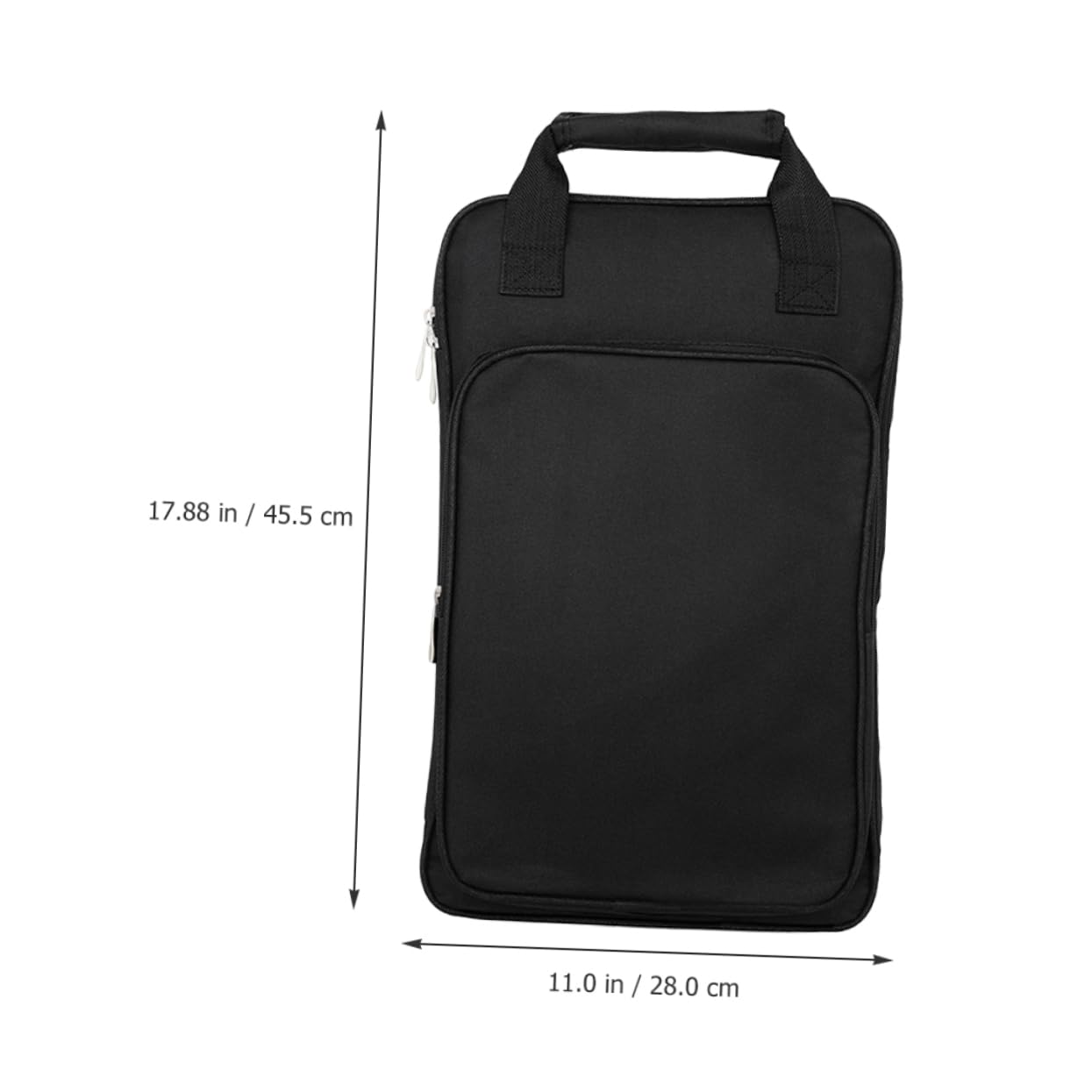 ERINGOGO Durable Drumstick Backpack with Shoulder Strap Portable Storage Bag for Drumsticks Mallets Brushes Accessories for Practice Performance