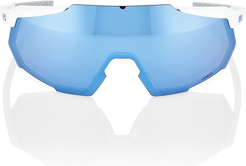 Miniatura 2 de 100% Racetrap 3.0 Sport Performance - Gafas deportivas y de ciclismo (blanco mate, lentes de espejo multicapa azul HiPER