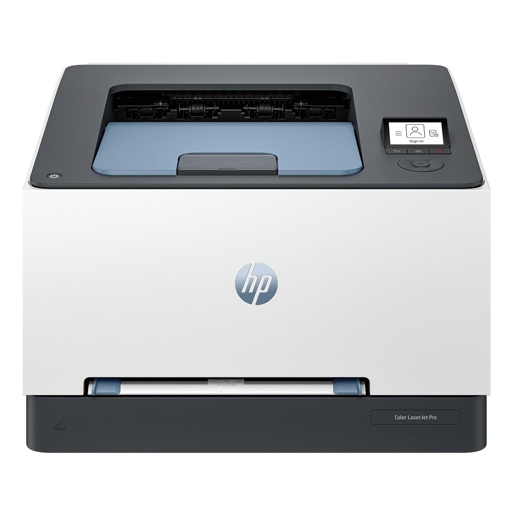 HP Color LaserJet Pro 3202dn, Impresora Láser Monofunción A4, impresión a Doble Cara automática, 25 ppm, USB 2.0, Procesador 1,2 GHz, Ethernet, Memoria 256MB, Compatible Smart, Blanca y Azul Blue Angel