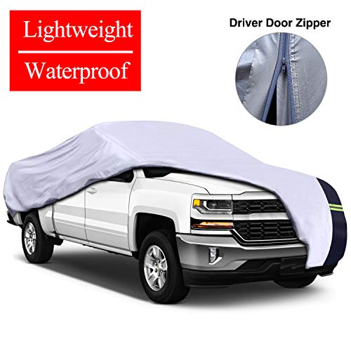 KAKIT Waterproof Truck Cover, Lightweight Car Covers for Truck Windproof UV Protection...