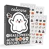 Pimple Patches,Halloween Acne Patch,Pimple Patches for Face, Cute Stickers,Salicylic Acid & Tea Tree, 100PCS Hydrocolloid Dots in 8 Colors for Face,Cute Halloween Stickers