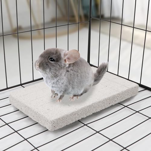 Jouet à mâcher pour lapin gerbille chinchilla pierre de lave - 4