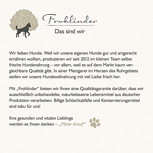 Frohlinder SNACKWURST | Leckerchen ideal als Belohnung | Praktisch für Gassigang, Hundeplatz und Fährte | Eigenherstellung aus Deutschen Produkten | 100% natürliche Zutaten ohne Zusatzstoffe