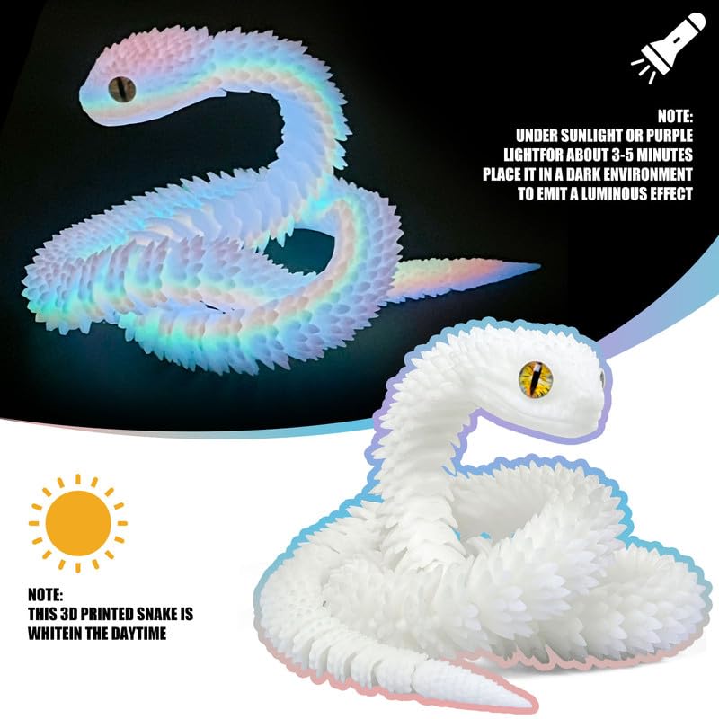 Amazon.com: 3D Printed Snake - 24 Inch Movable Articulated Snake