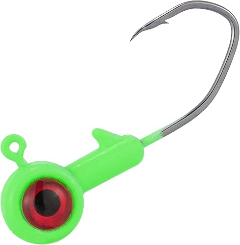 Dr.Fish Crappie Jig 3D Ojos Pesca Jig Head Bass Fishing Crappie Trucha Panfish Hook Señuelo de cebo vivo Plástico Agua dulce 132oz 116oz 18oz