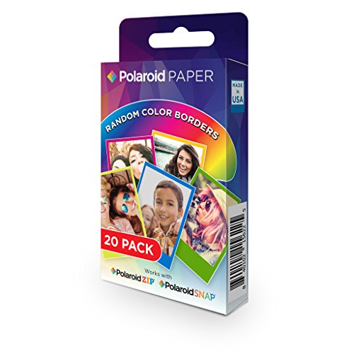Image of Polaroid Rainbow Zink Twin Pack Photo Paper ( 2x3-inch) - 20 Sheets