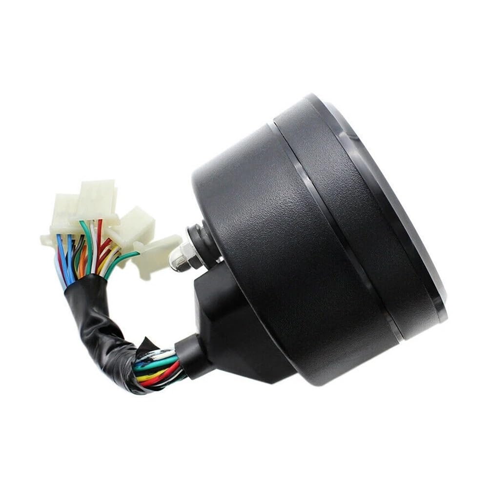 Indicatore Velocità Moto Tachimetro Universale Contachilometri 12000RMP Contagiri Calibro Digitale Dash Per 1-4 Cilindri Per