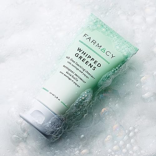 Farmacy-Whipped-Greens-Face-Wash-Oil-Free-Foaming-Facial-Cleanser-for-Combination-and-Oily-Skin-50-Fl-Oz Farmacy Whipped Greens Face Wash - Oil Free Foaming Facial Cleanser for Combination and Oily Skin (5.0 Fl Oz) - Image 4