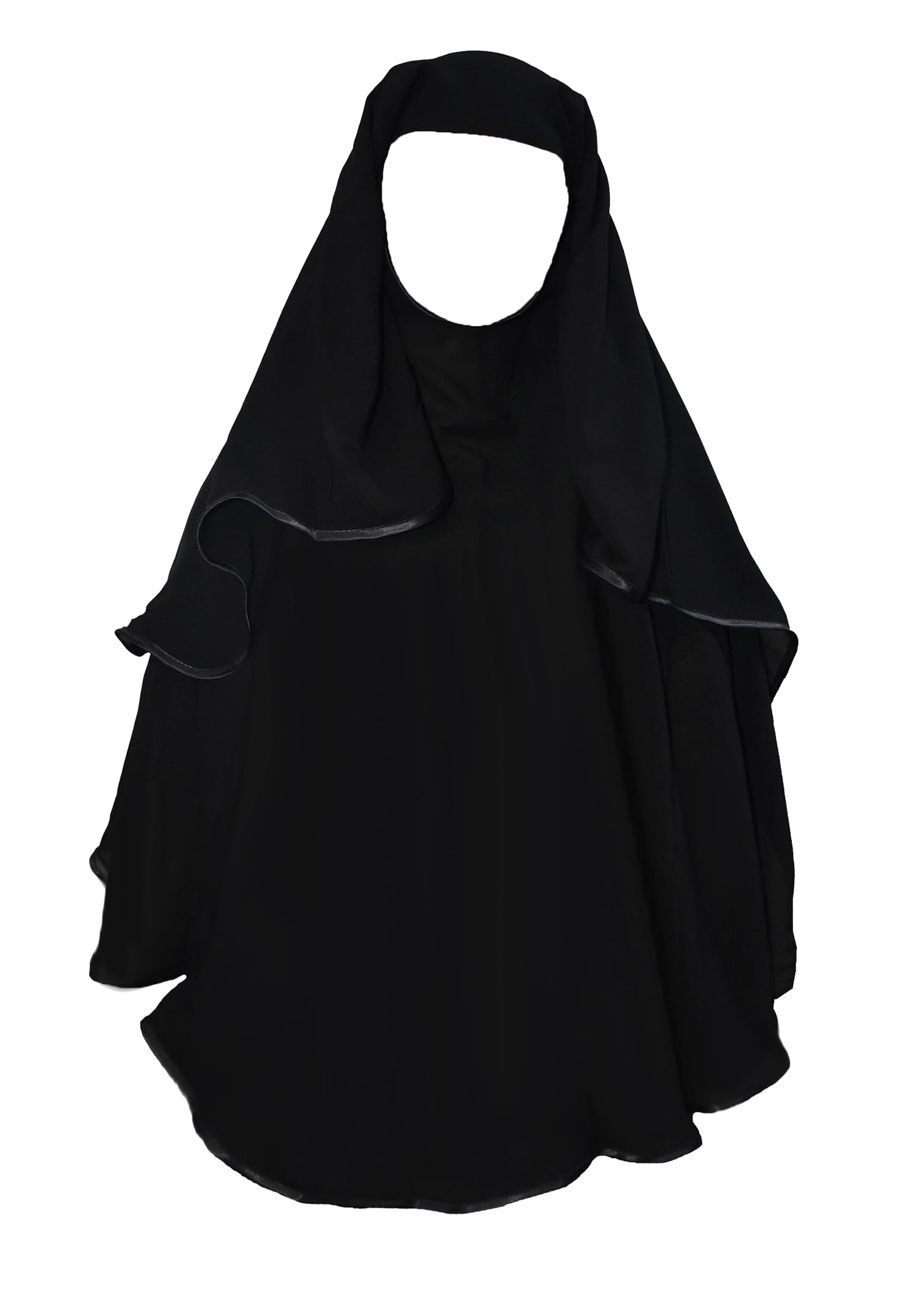 Bonballoon Niqab 3-lagig Saudi Style - Islamischer Schleier Chiffon Polyester