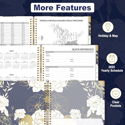 image for SUNEE 2025 Weekly and Monthly Planner - from January 2025 - December 2