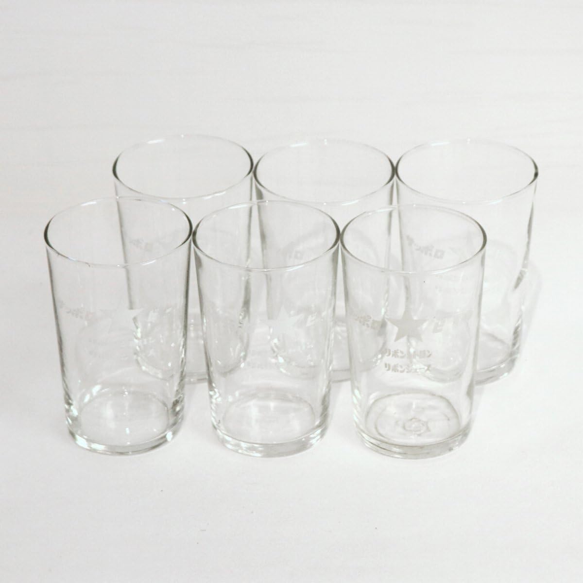 Amazon.co.jp: 昭和レトロ サッポロビール ビールグラス 6個