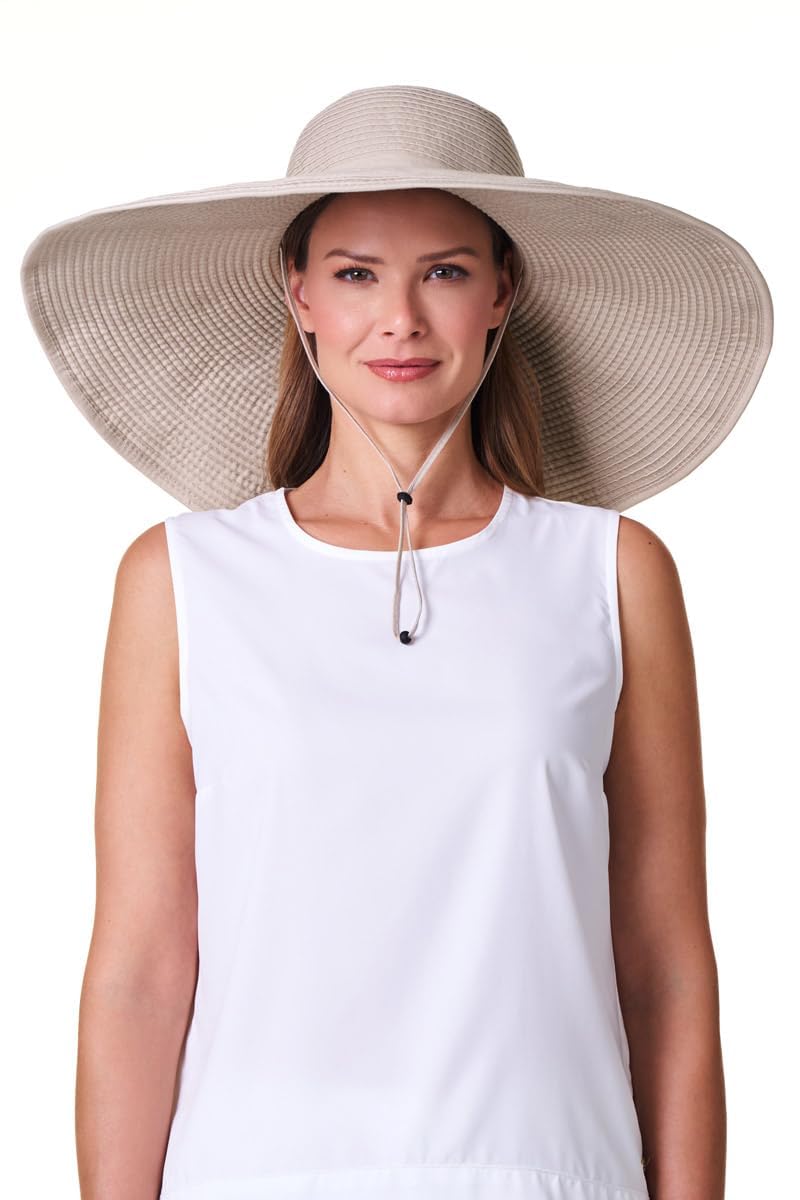UPF 50+ Women's Compact in A SNAP!™ Shelby Shapeable Poolside Hat