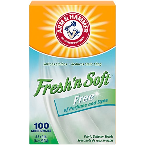 Arm & Hammer Fabric Softener Sheets, Free of Perfumes and Dyes, 100 ct - Image 3