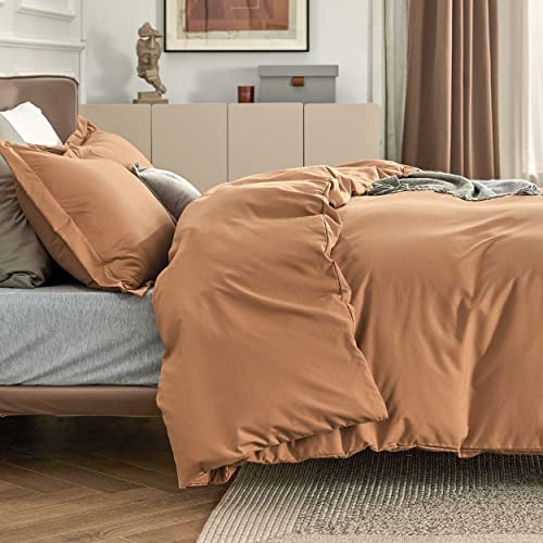 image for Bedsure Duvet Cover Queen Size - Soft Double Brushed Bedding Set for K